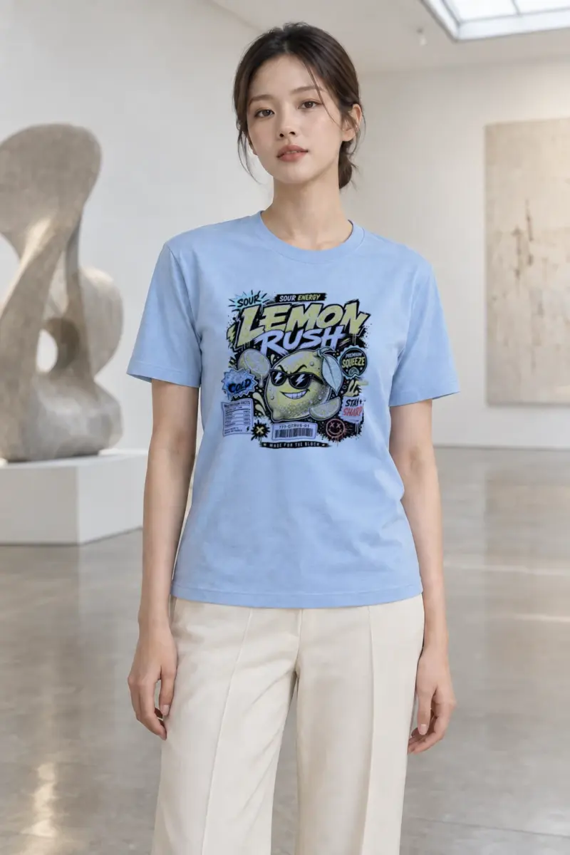 "Sour Energy" Heavyweight Unisex Crewneck T-shirt | Gildan 5000