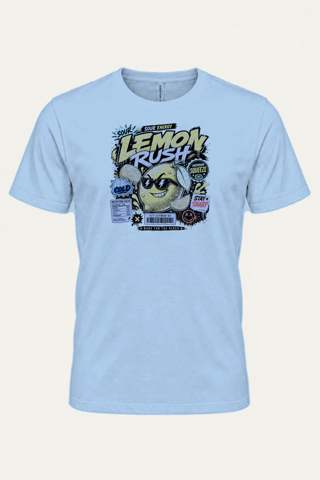 "Sour Energy" Heavyweight Unisex Crewneck T-shirt | Gildan 5000