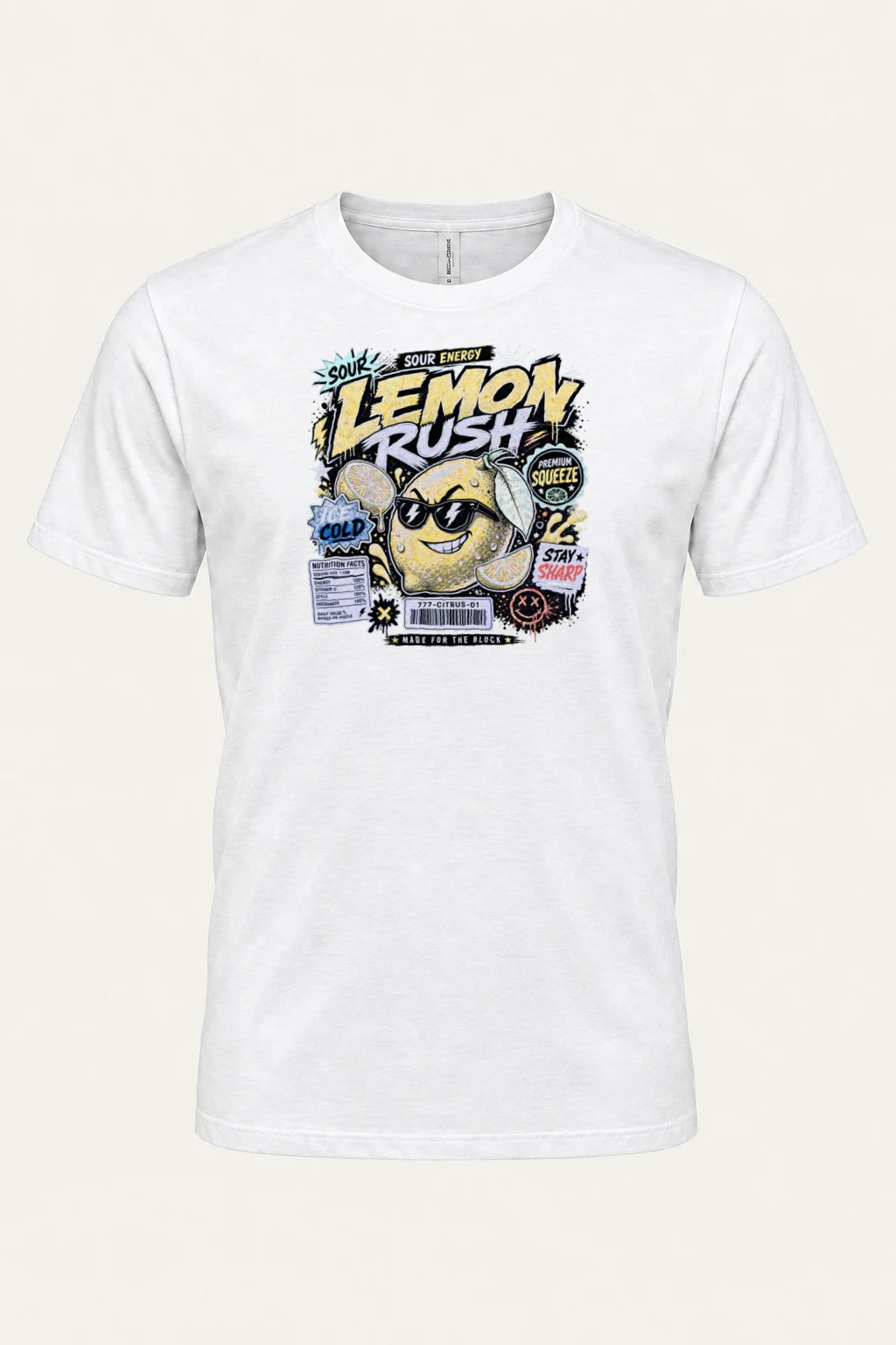 "Sour Energy" Heavyweight Unisex Crewneck T-shirt | Gildan 5000