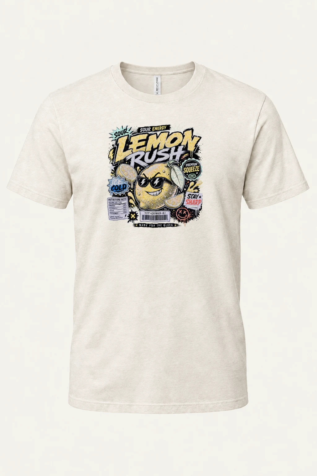 "Sour Energy" Heavyweight Unisex Crewneck T-shirt | Gildan 5000