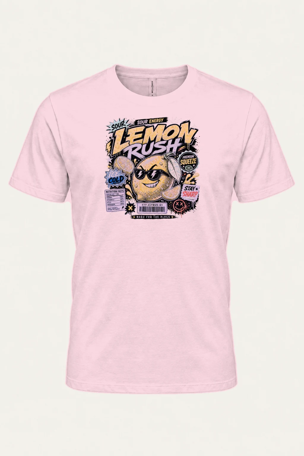 "Sour Energy" Heavyweight Unisex Crewneck T-shirt | Gildan 5000