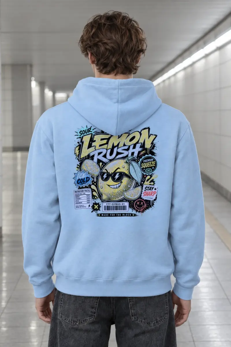 "Sour Energy Lemon" Heavy Blend Unisex Pullover Hoodie