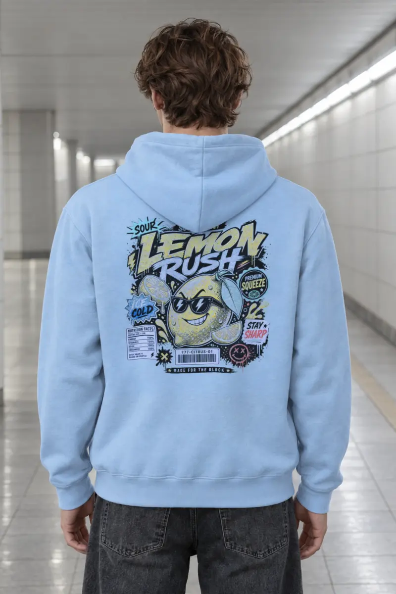 "Sour Energy Lemon" Heavy Blend Unisex Pullover Hoodie