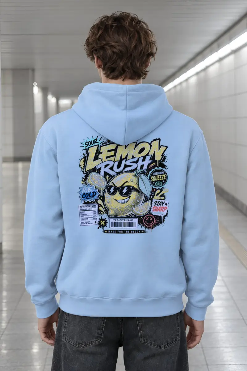 "Sour Energy Lemon" Heavy Blend Unisex Pullover Hoodie