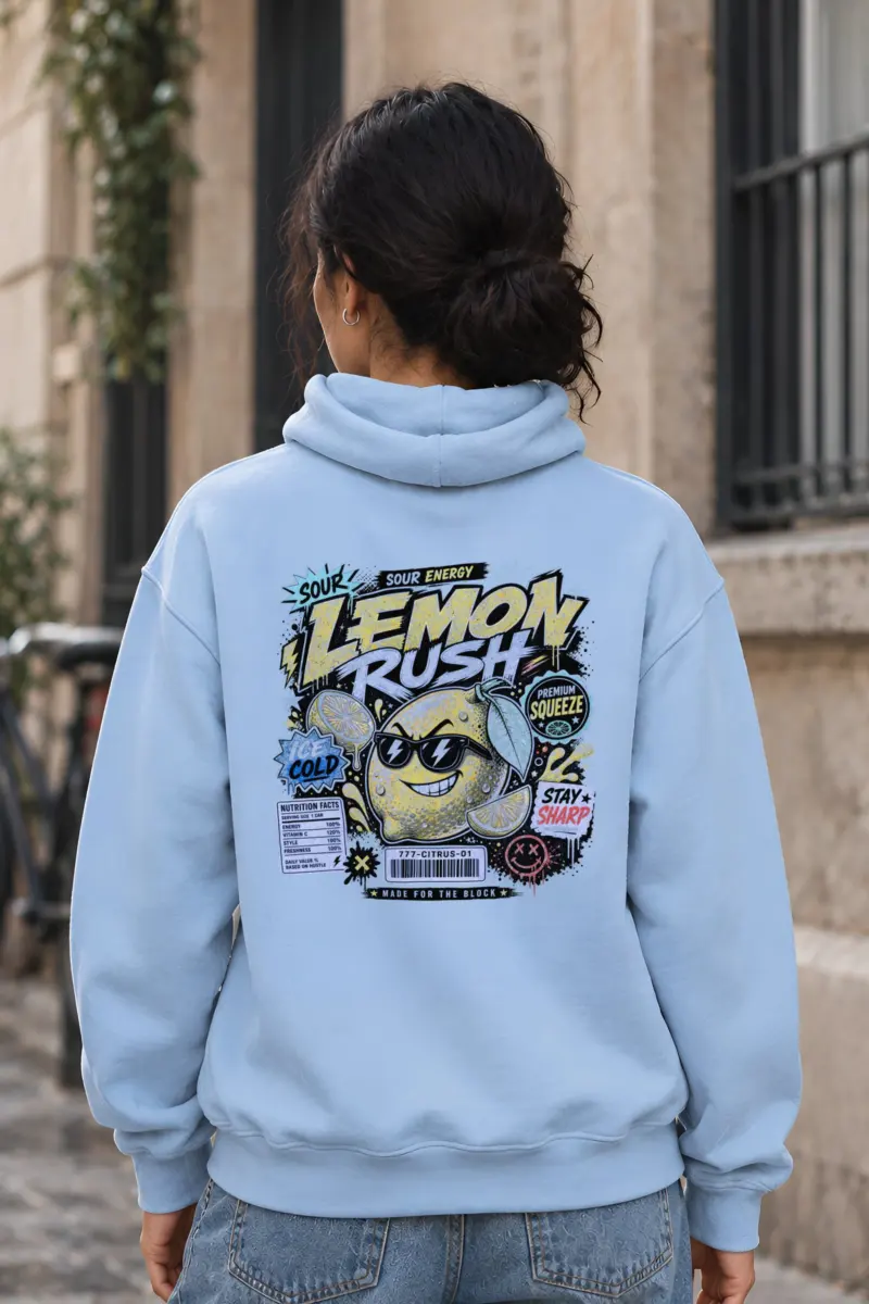 "Sour Energy Lemon" Heavy Blend Unisex Pullover Hoodie