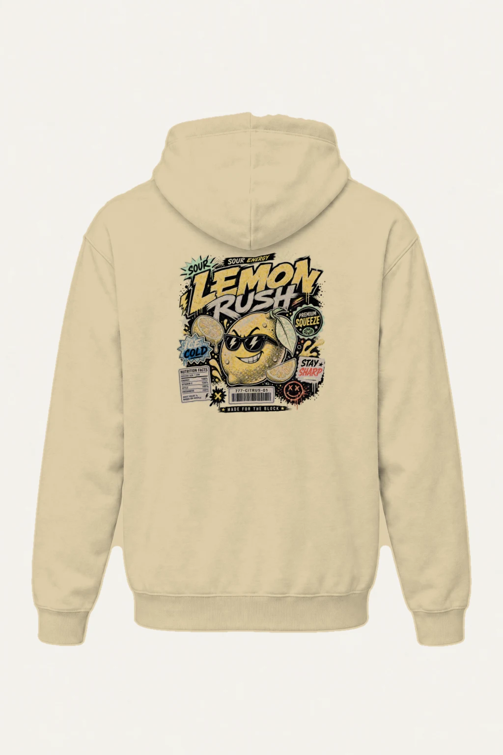 "Sour Energy Lemon" Heavy Blend Unisex Pullover Hoodie | Gildan 18500