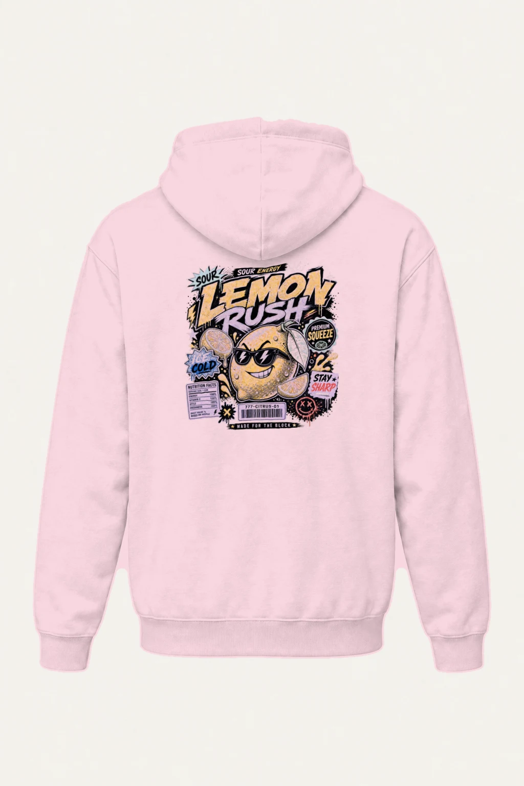 "Sour Energy Lemon" Heavy Blend Unisex Pullover Hoodie | Gildan 18500