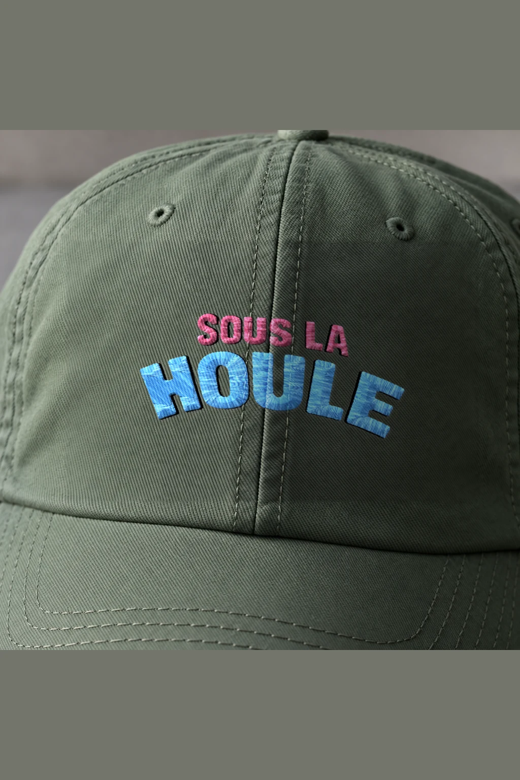 "Sous La Houle" Classic Dad Hat · Embroidered