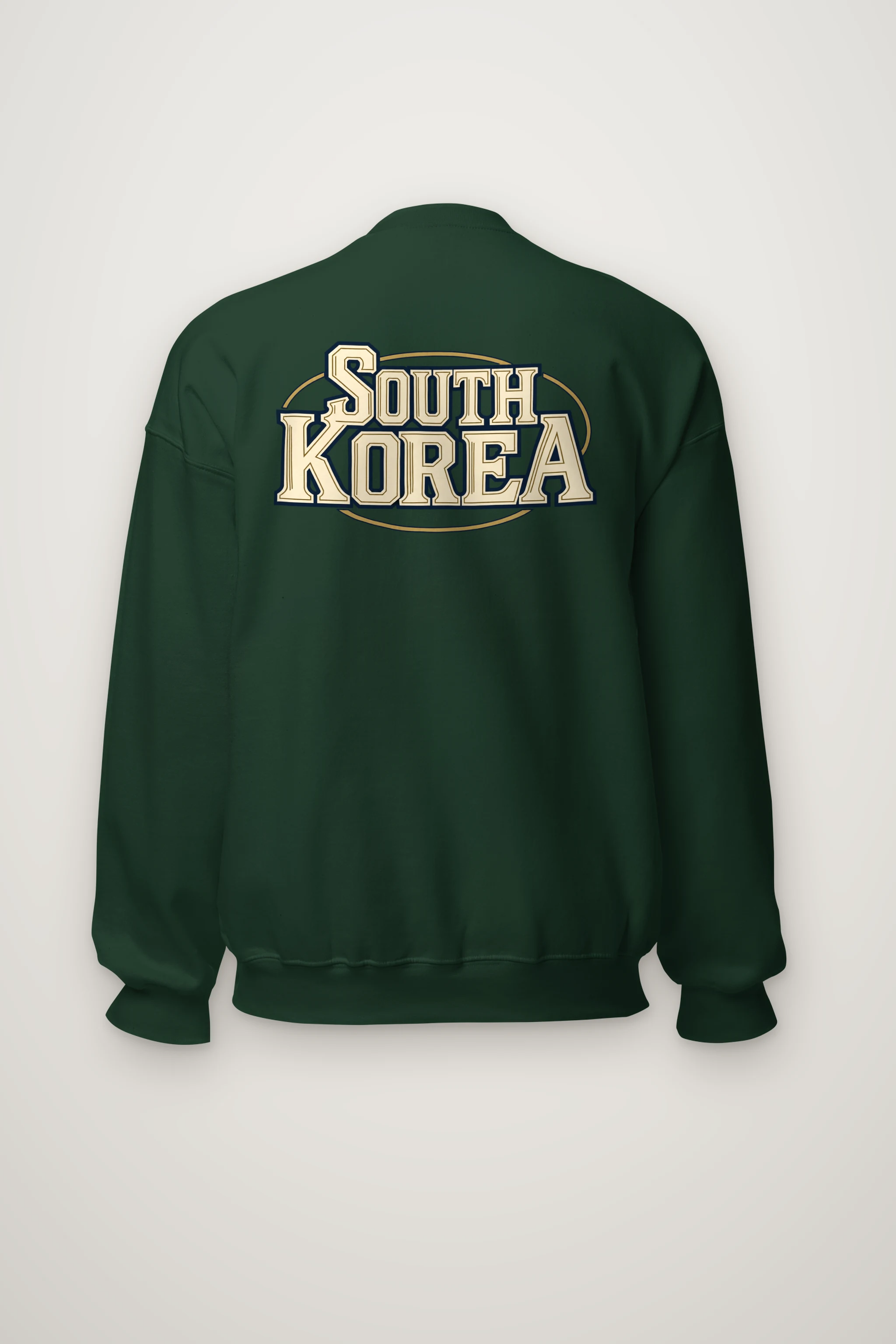 "South Korea Collegiate" Heavy Blend Unisex Crewneck Sweatshirt