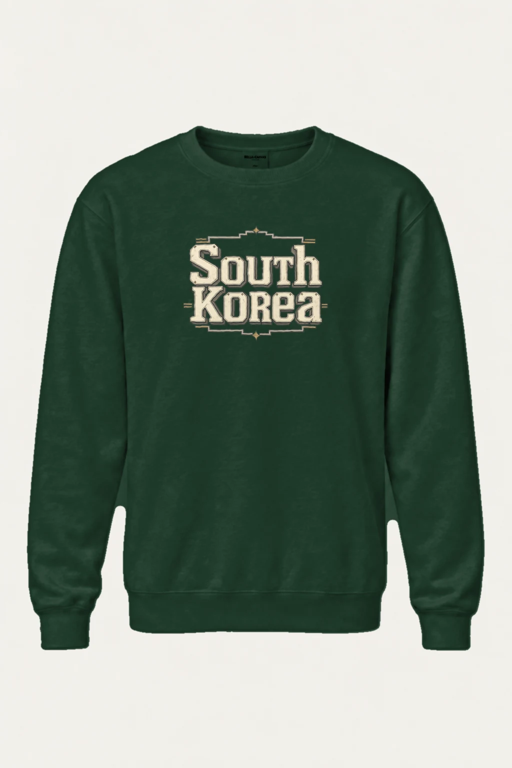 "South Korea Collegiate" Heavy Blend Unisex Crewneck Sweatshirt | Gildan 18000