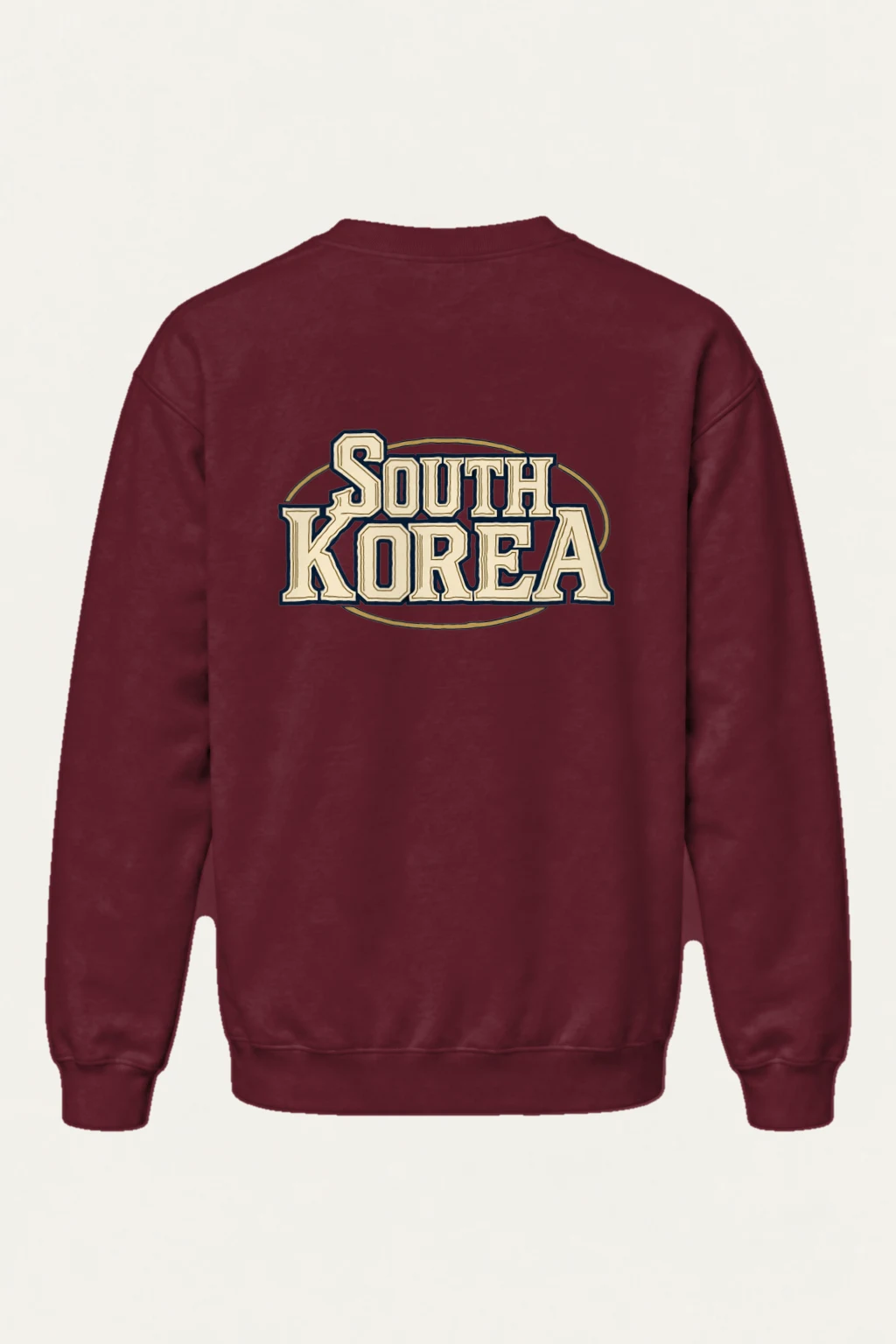 "South Korea Collegiate" Heavy Blend Unisex Crewneck Sweatshirt | Gildan 18000