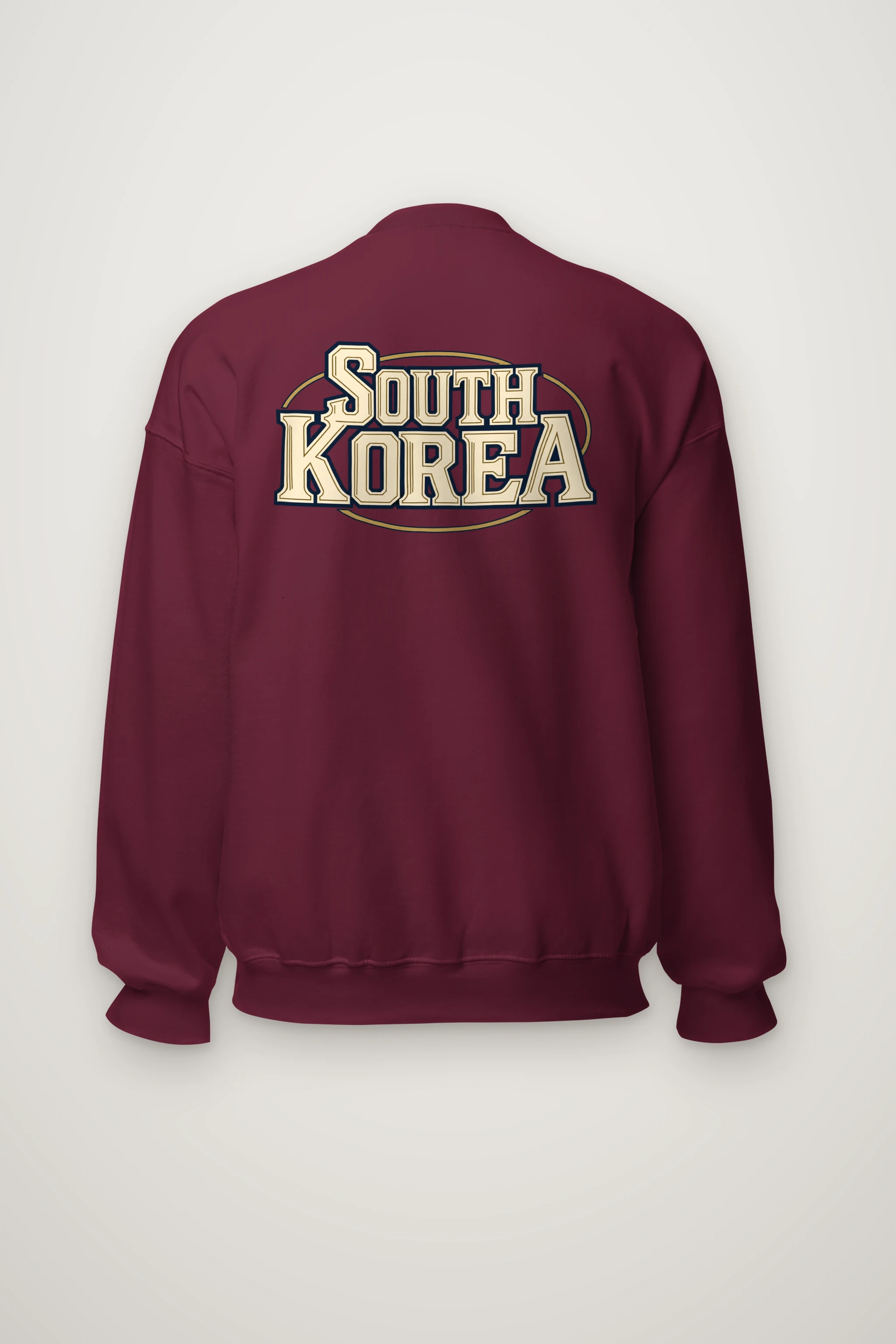 "South Korea Collegiate" Heavy Blend Unisex Crewneck Sweatshirt