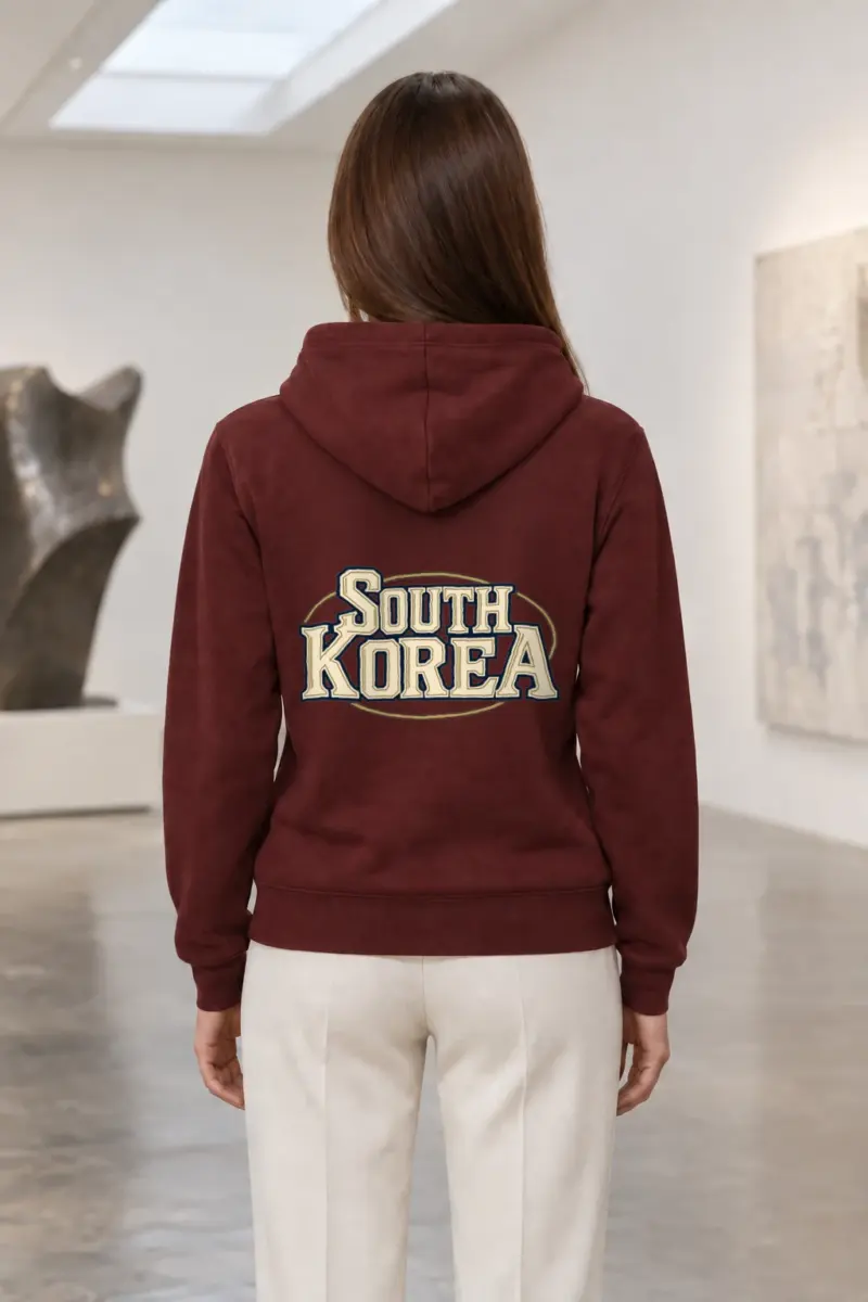 "South Korea Collegiate" Heavy Blend Unisex Pullover Hoodie | Gildan 18500