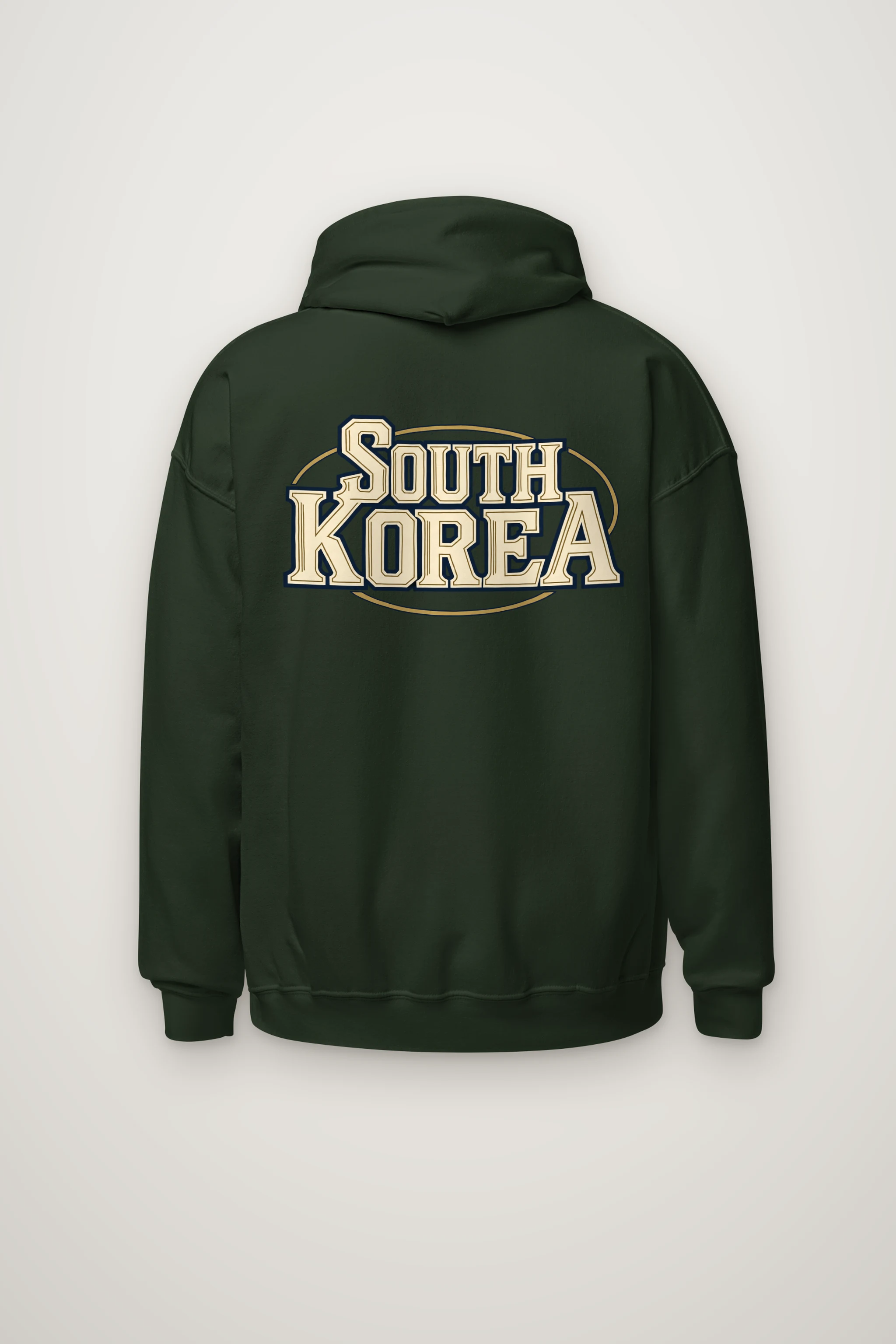 "South Korea Collegiate" Heavy Blend Unisex Pullover Hoodie