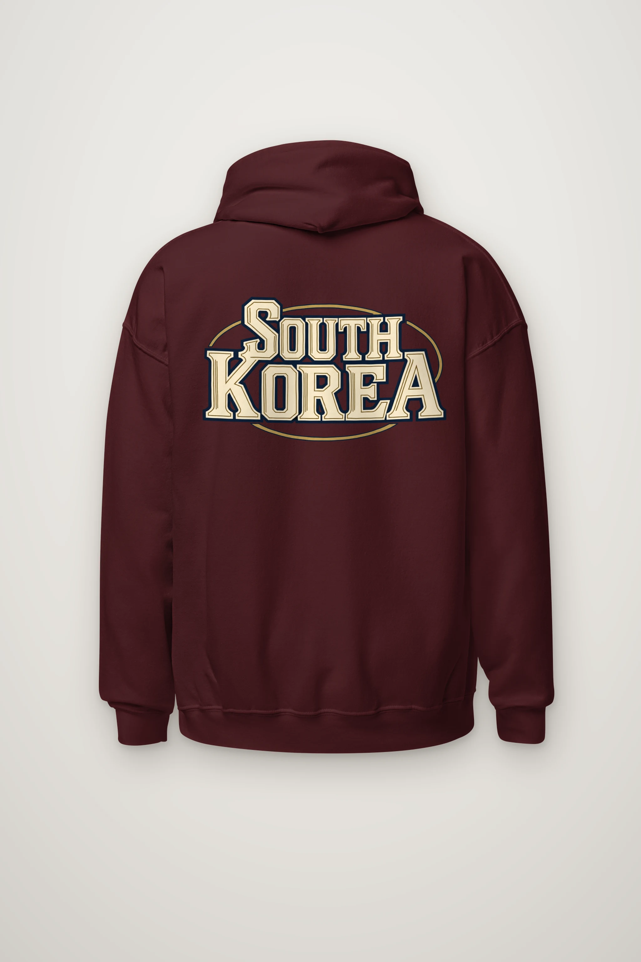 "South Korea Collegiate" Heavy Blend Unisex Pullover Hoodie