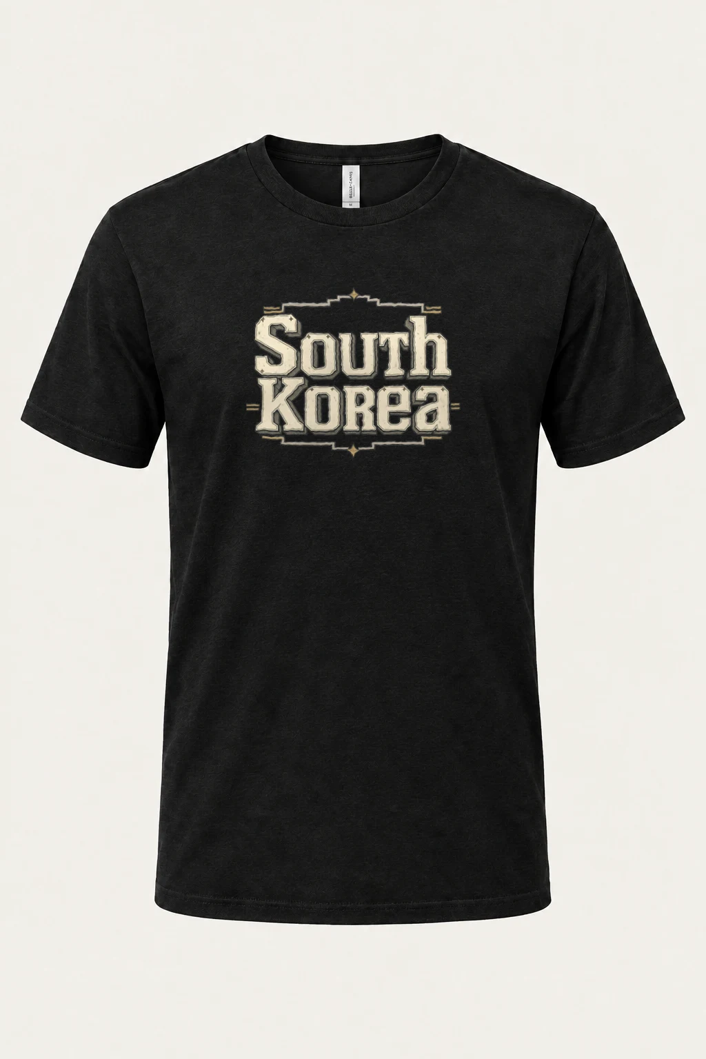 "South Korea Collegiate" Heavyweight Unisex Crewneck T-shirt | Gildan 5000