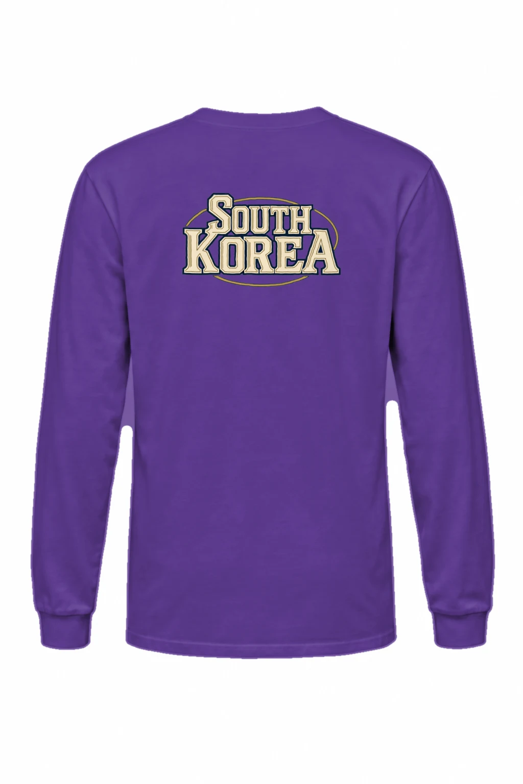 "South Korea Collegiate" Unisex Longsleeve T-shirt | Gildan 2400