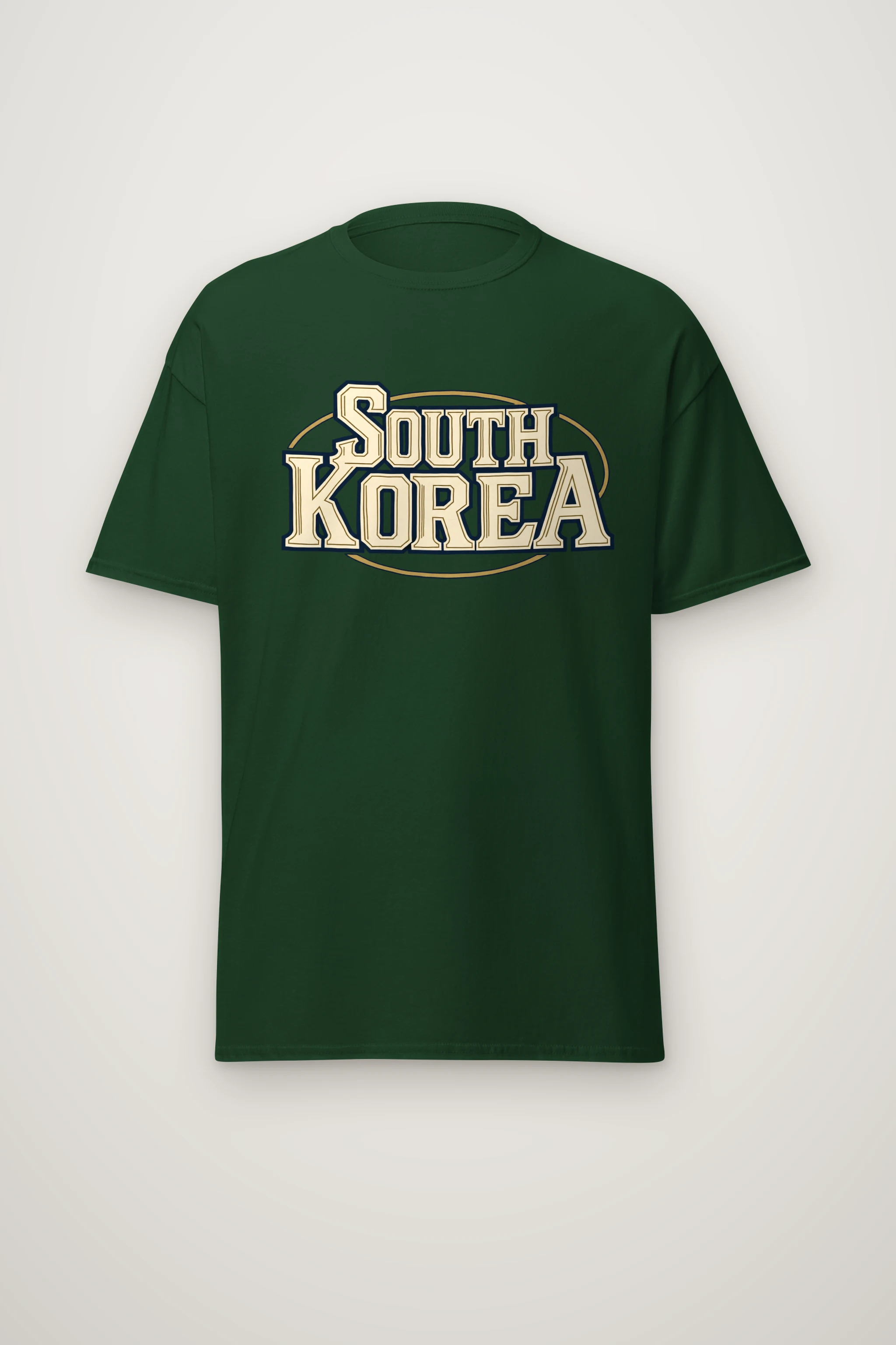 "South Korea" Heavyweight Unisex Crewneck T-shirt