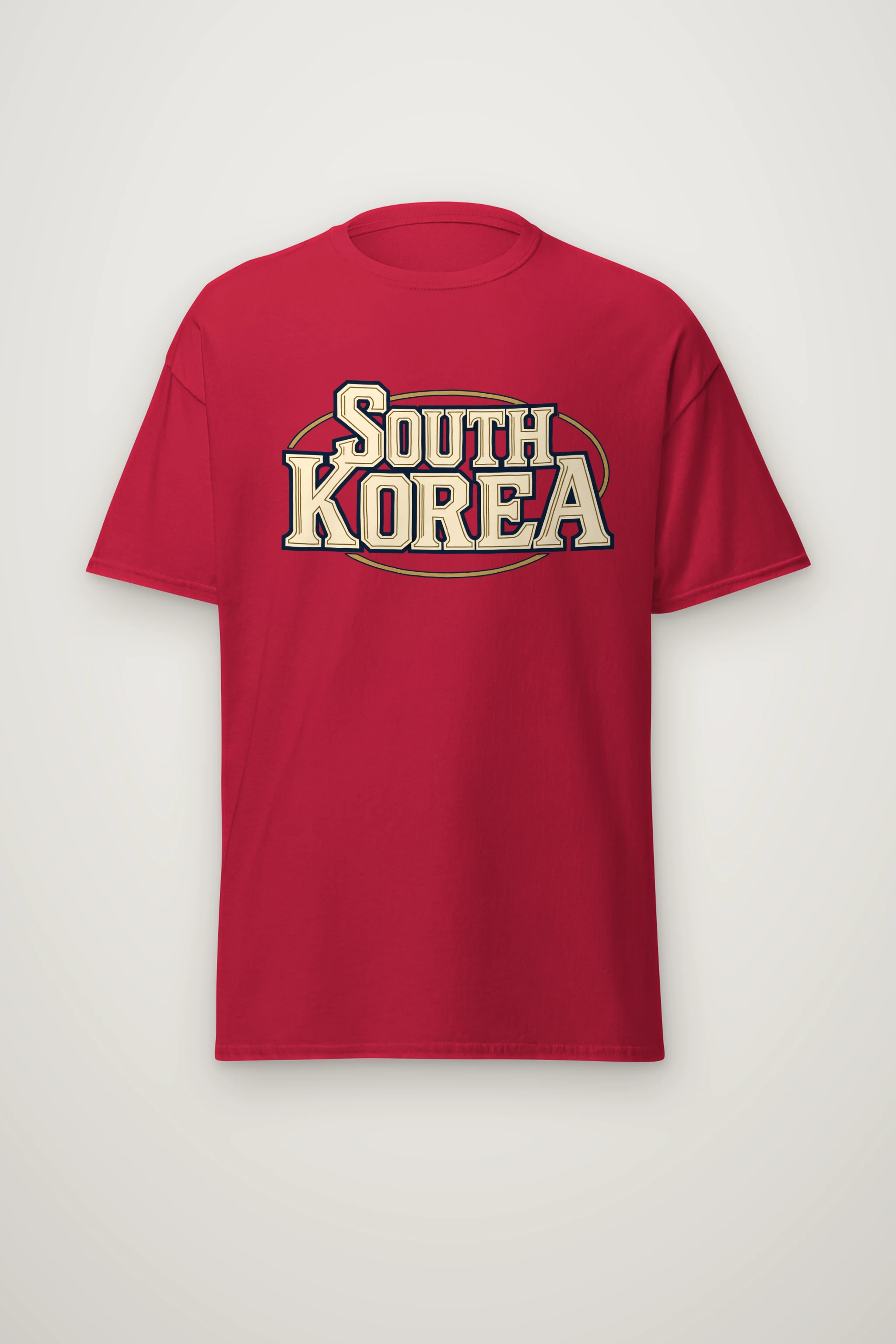 "South Korea" Heavyweight Unisex Crewneck T-shirt