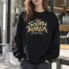"South Korea Hongdae Street" Heavy Blend Unisex Crewneck Sweatshirt | Gildan 18000