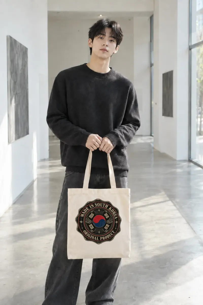 "South Korea Original" Classic Cotton Tote Bag