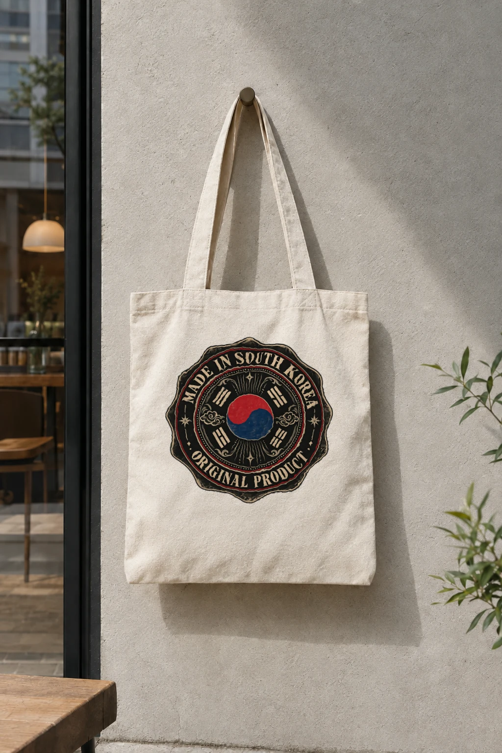 "South Korea Original" Classic Cotton Tote Bag