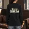 "South Korea Oval Emblem" Unisex Longsleeve T-shirt | Gildan 2400