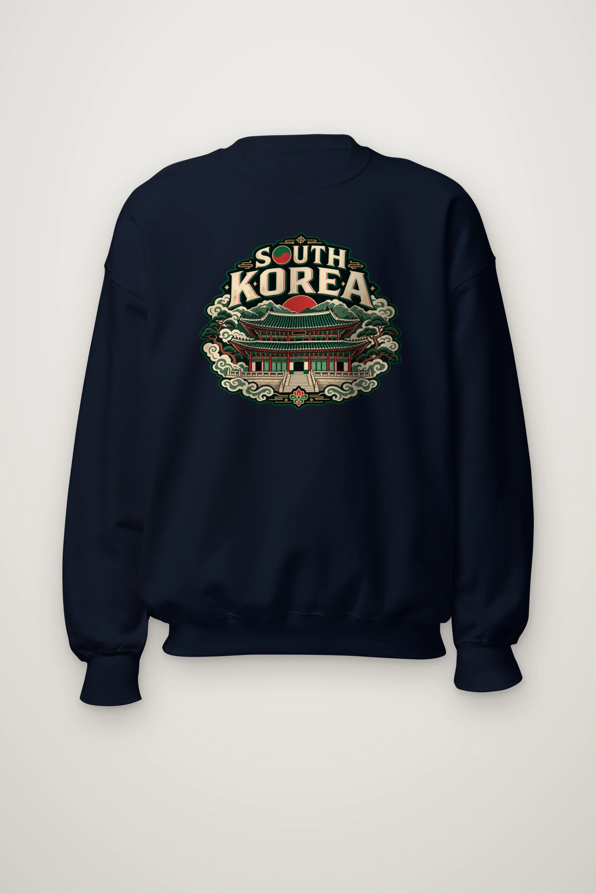 "South Korea Palace" Heavy Blend Unisex Crewneck Sweatshirt