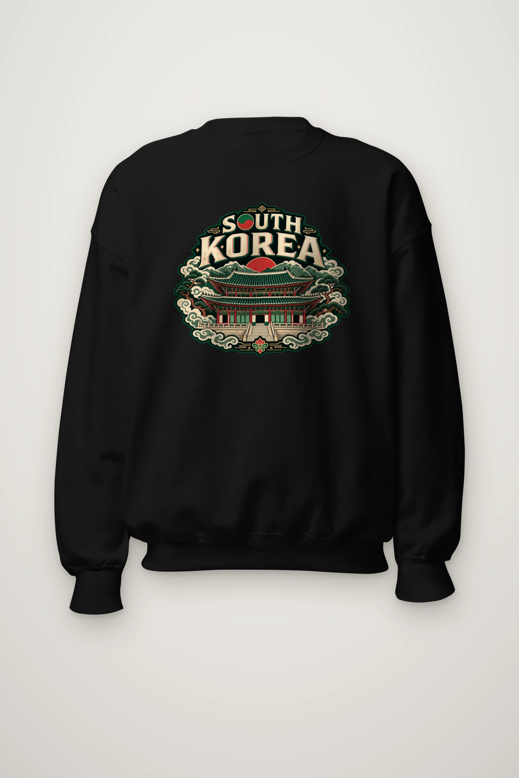 "South Korea Palace" Heavy Blend Unisex Crewneck Sweatshirt