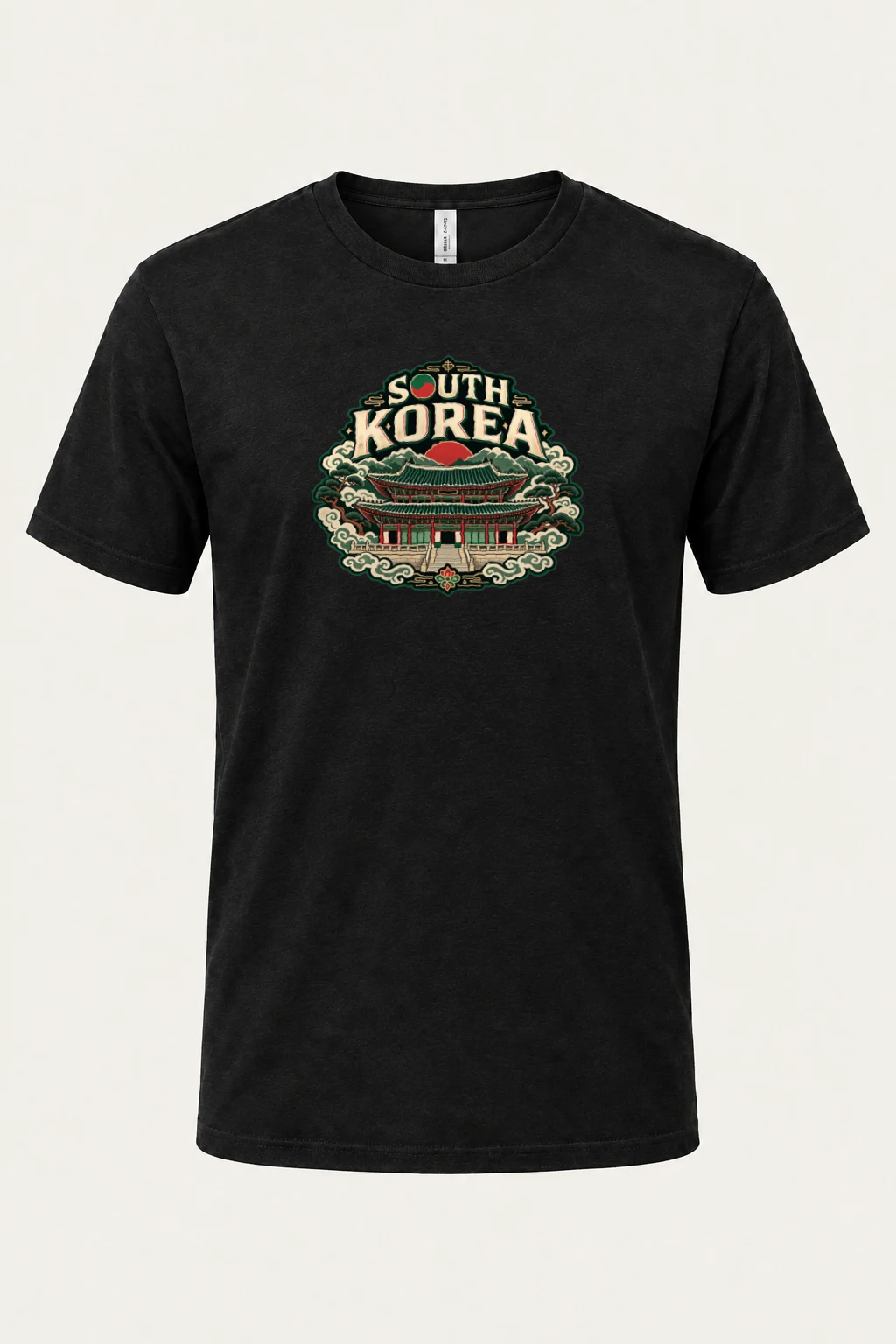 "South Korea Palace" Heavyweight Unisex Crewneck T-shirt | Gildan 5000