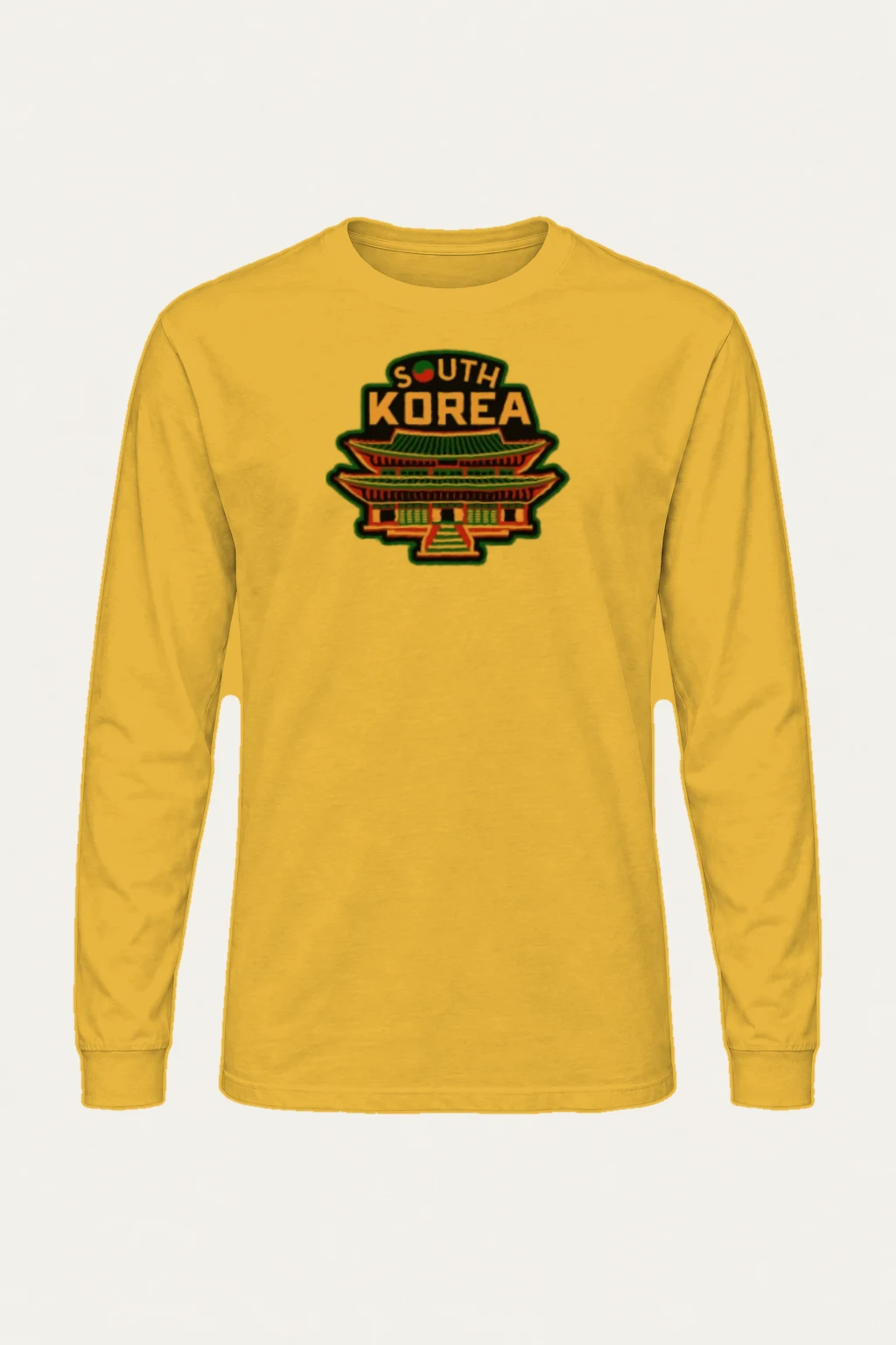 "South Korea Palace" Unisex Longsleeve T-shirt | Gildan 2400