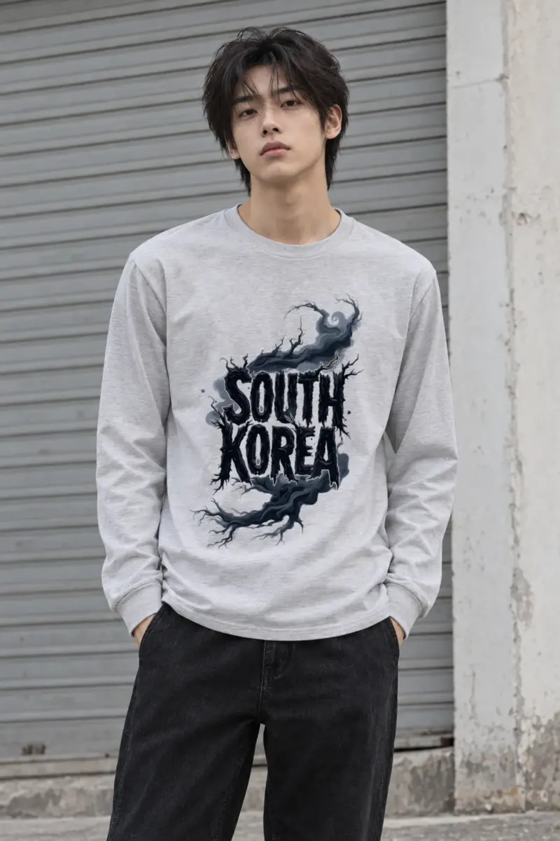 "South Korea Roots" Unisex Longsleeve T-shirt | Gildan 2400