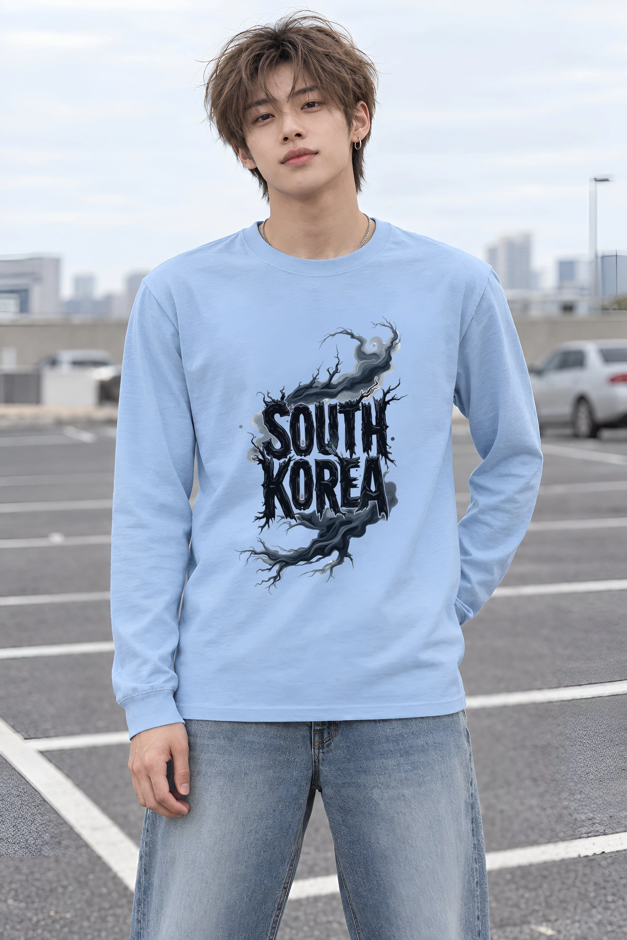 "South Korea Roots" Unisex Longsleeve T-shirt