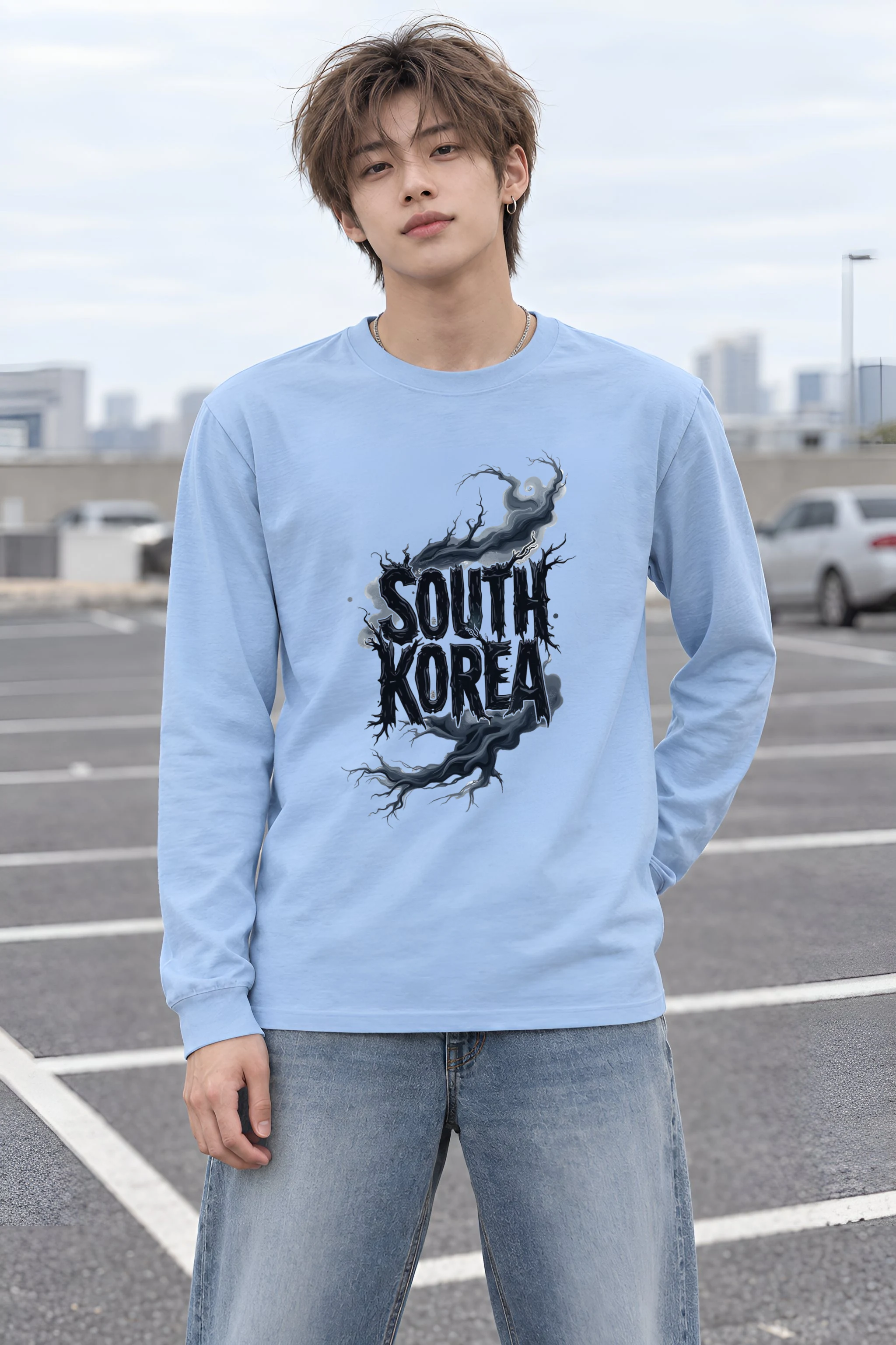 "South Korea Roots" Unisex Longsleeve T-shirt