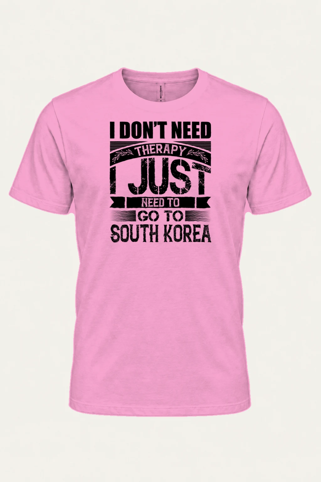 "South Korea Therapy" Heavyweight Unisex Crewneck T-shirt | Gildan 5000