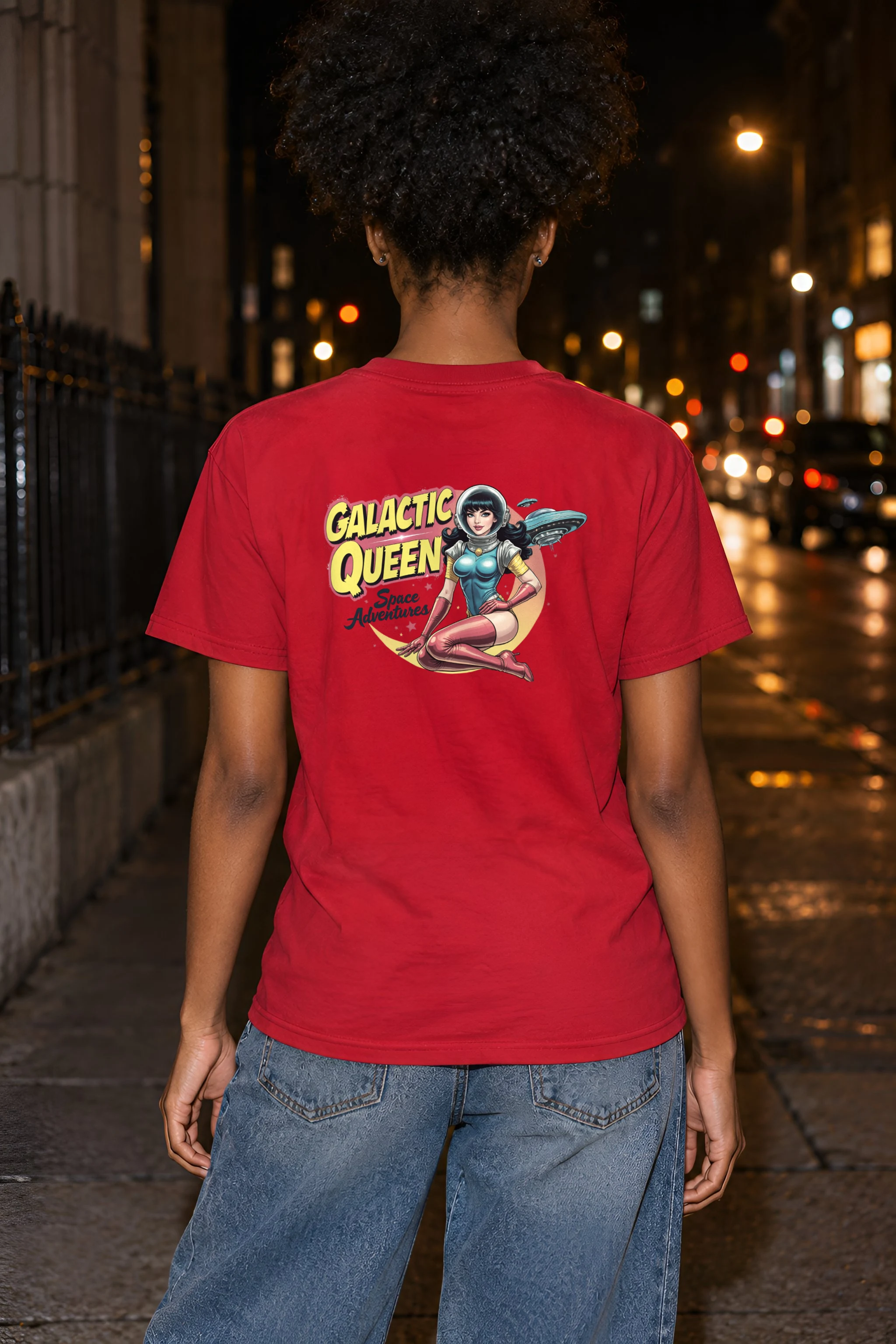 "Space Adventures" Heavyweight Unisex Crewneck T-shirt