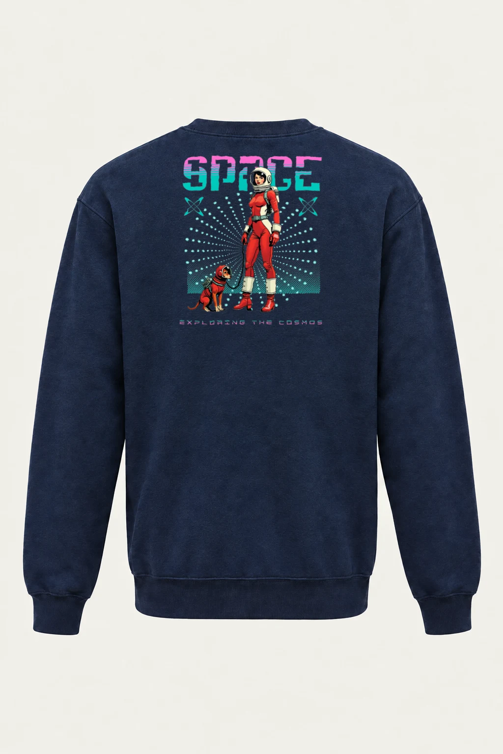 "Space Exploring The Cosmos" Heavy Blend Unisex Crewneck Sweatshirt | Gildan 18000