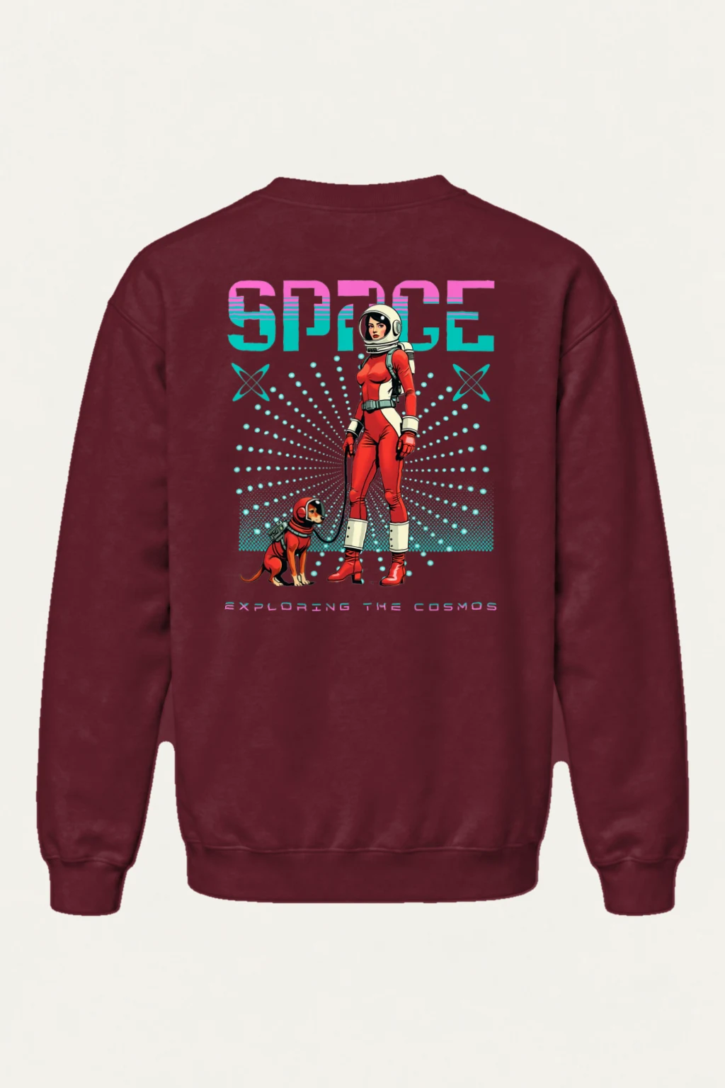 "Space Exploring The Cosmos" Heavy Blend Unisex Crewneck Sweatshirt | Gildan 18000