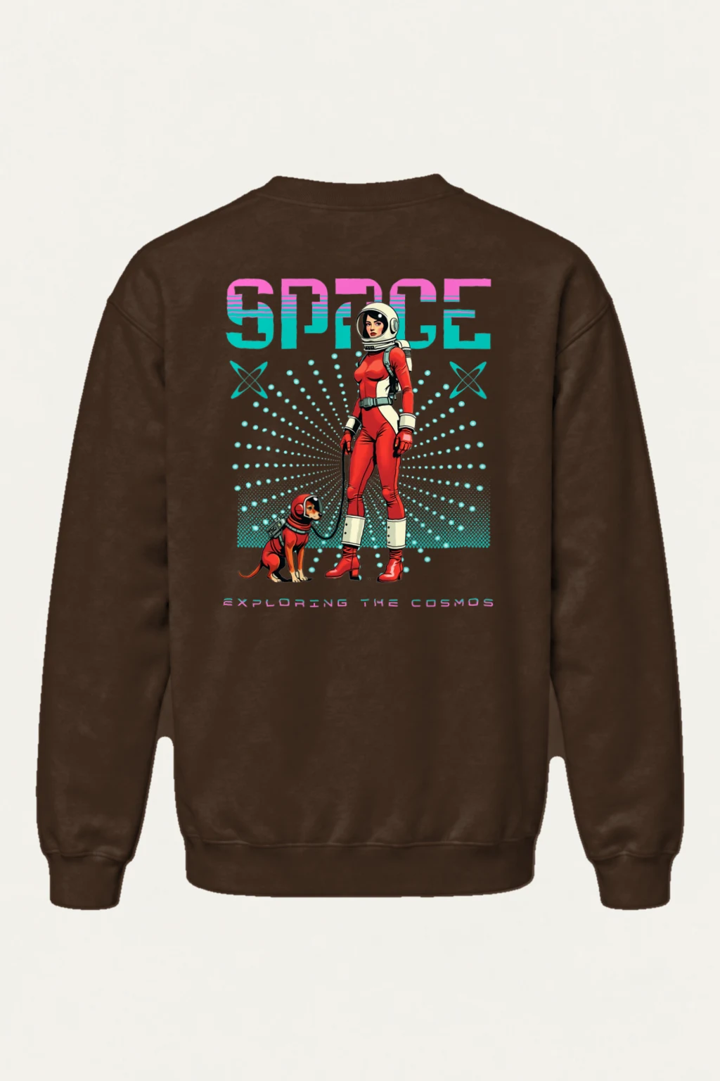 "Space Exploring The Cosmos" Heavy Blend Unisex Crewneck Sweatshirt | Gildan 18000