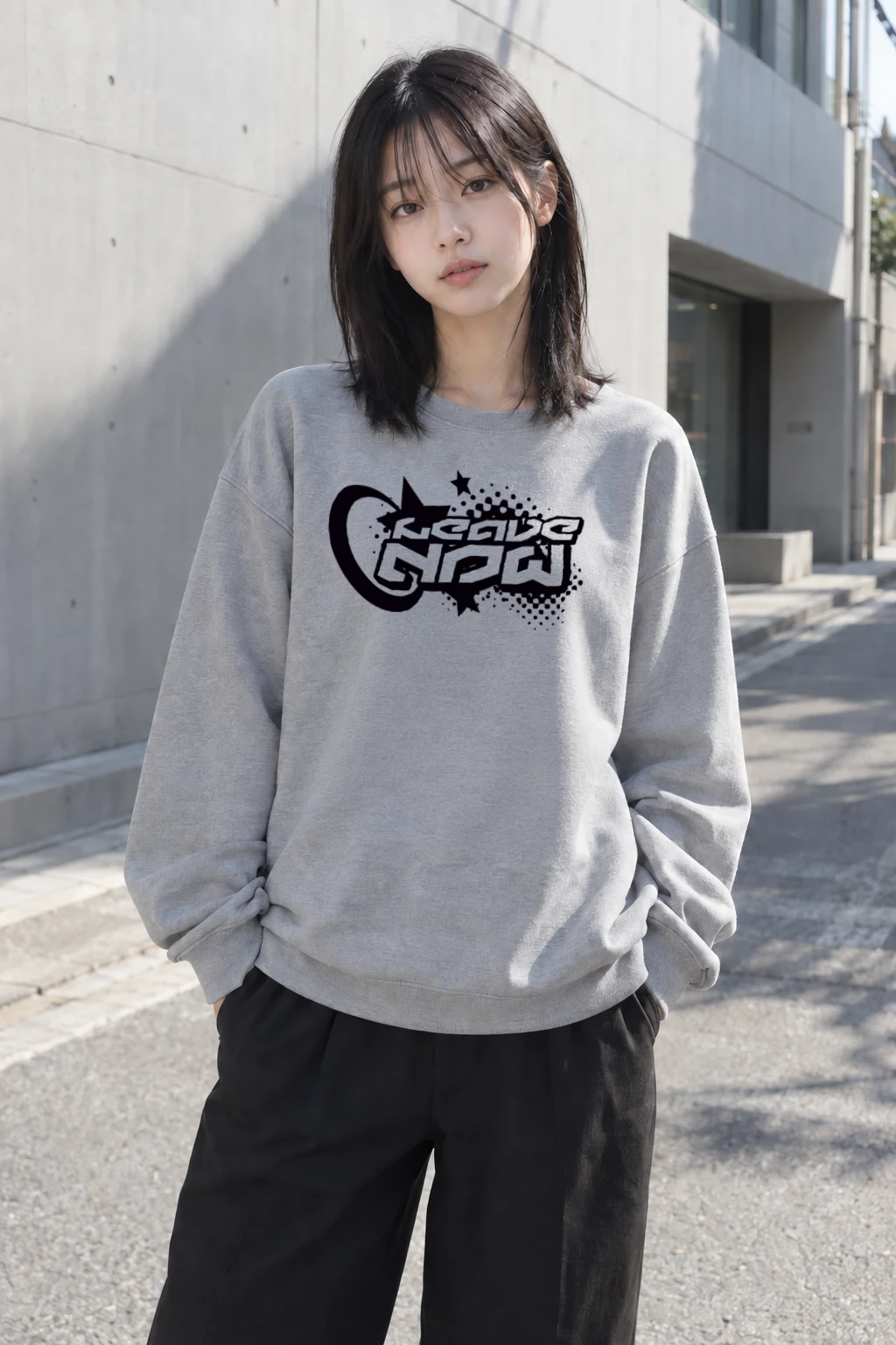 "Space Gun" Heavy Blend Unisex Crewneck Sweatshirt | Gildan 18000