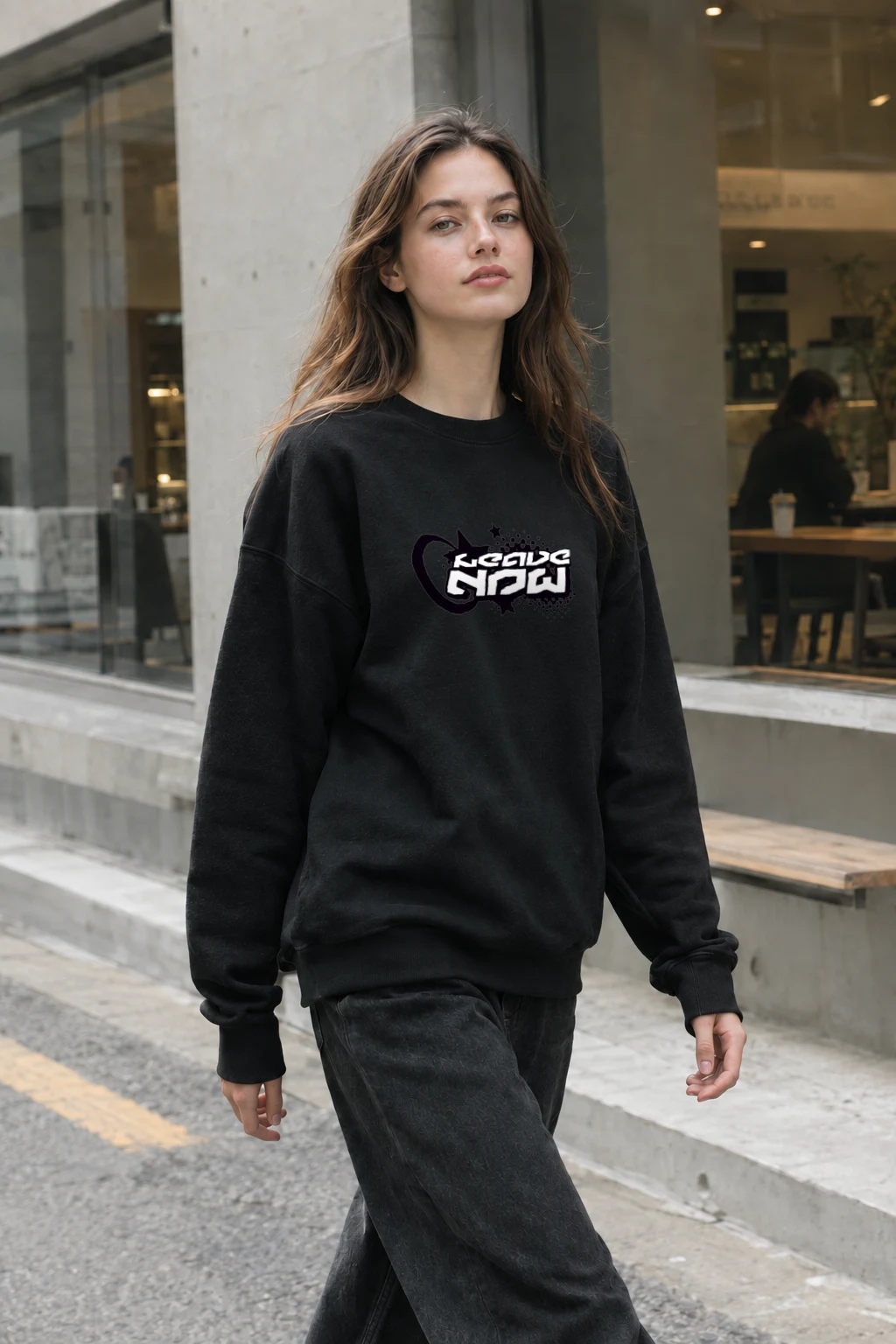 "Space Gun" Heavy Blend Unisex Crewneck Sweatshirt | Gildan 18000