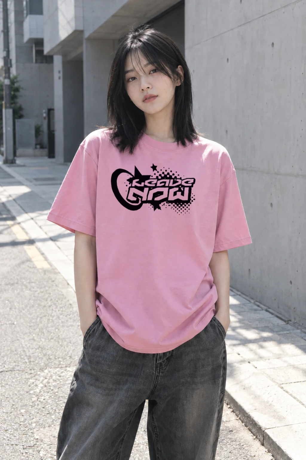 "Space Gun" Heavyweight Unisex Crewneck T-shirt | Gildan 5000