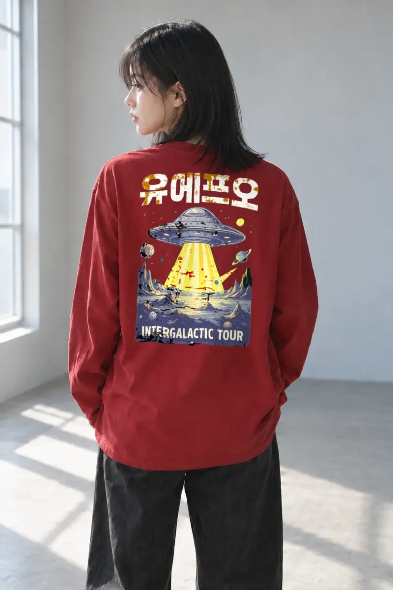 "Space Intergalactic Tour" Unisex Longsleeve T-shirt | Gildan 2400
