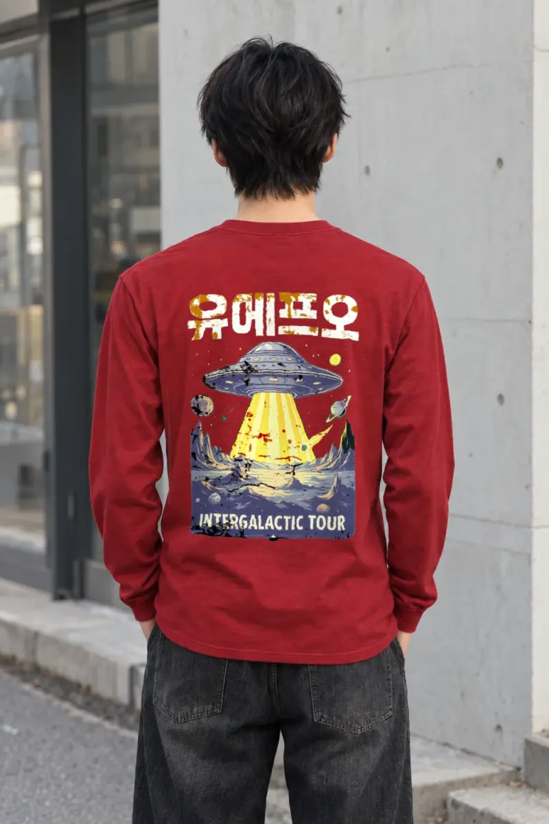 "Space Intergalactic Tour" Unisex Longsleeve T-shirt