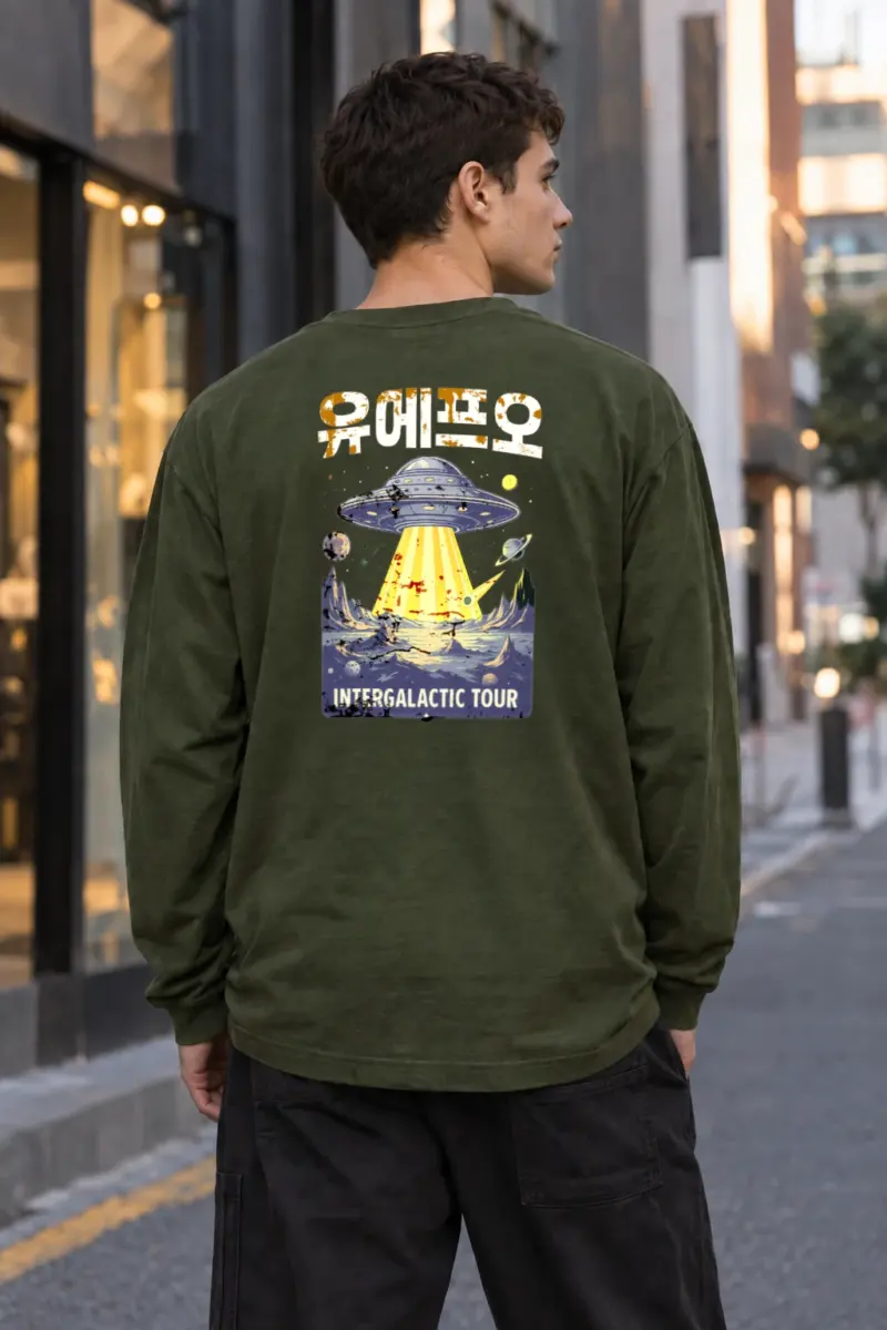 “Space Intergalactic Tour” Unisex Longsleeve T-shirt | Gildan 2400