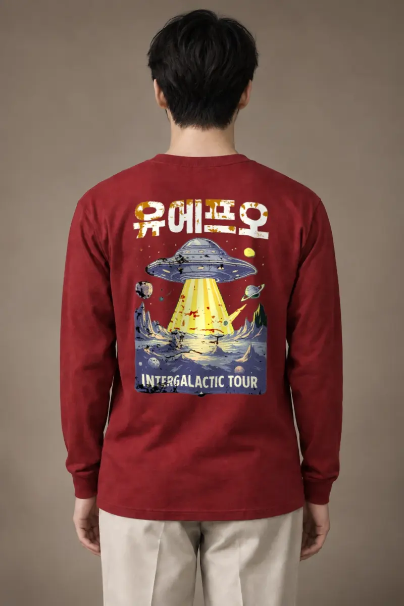 "Space Intergalactic Tour" Unisex Longsleeve T-shirt | Gildan 2400
