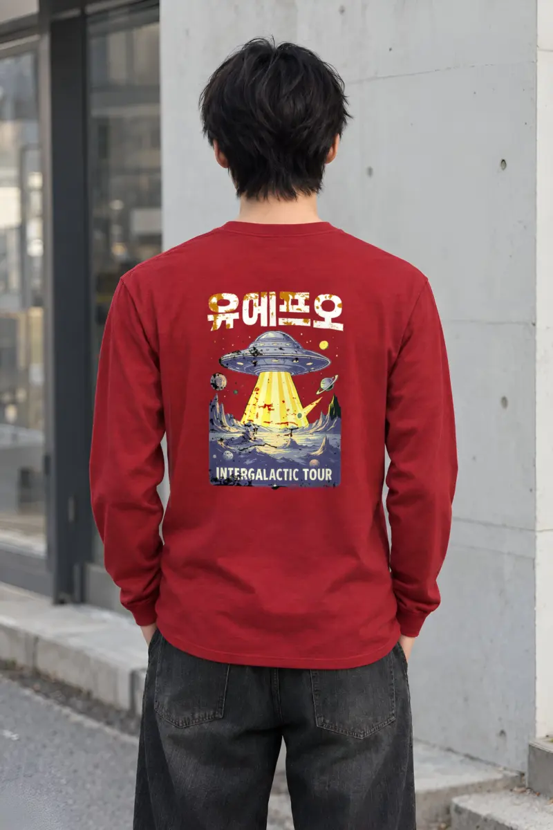 "Space Intergalactic Tour" Unisex Longsleeve T-shirt