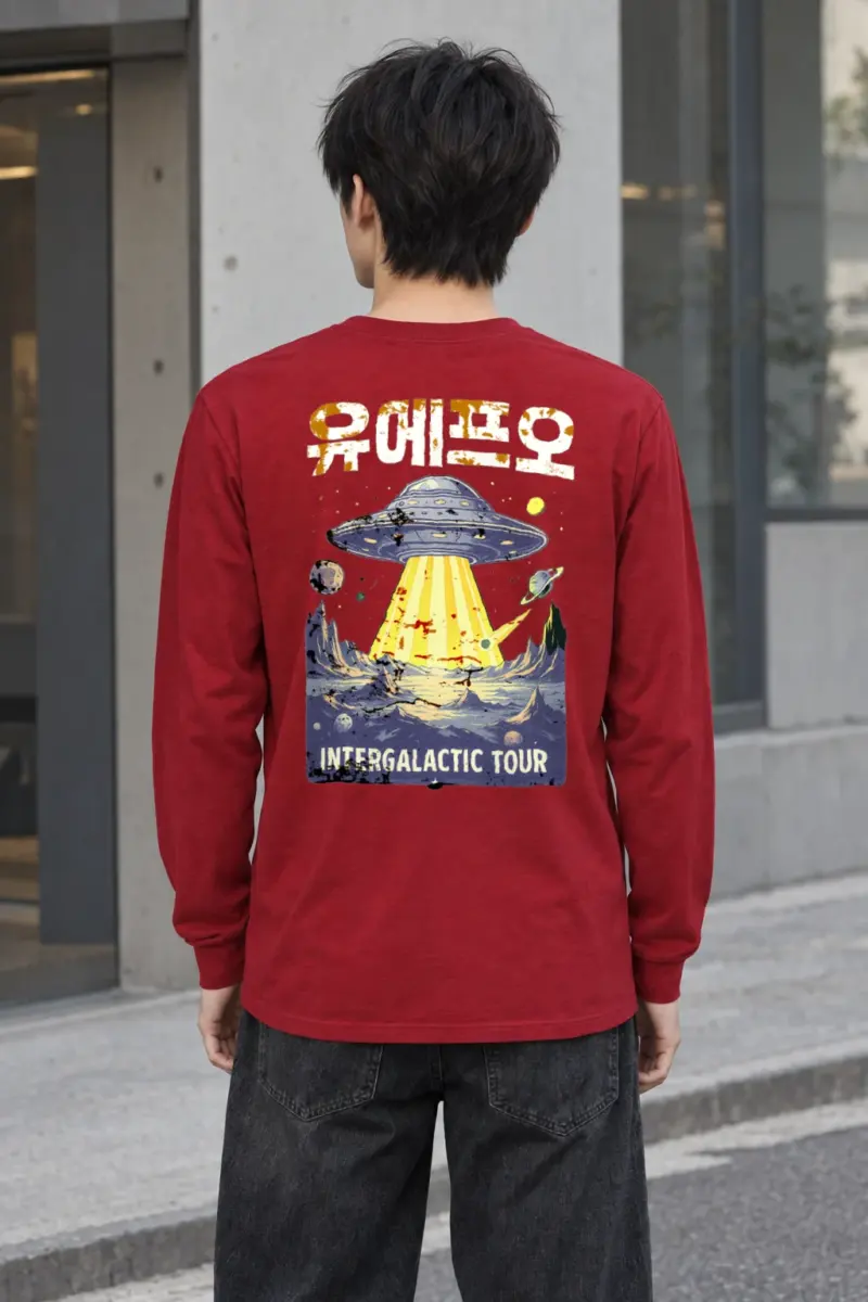 "Space Intergalactic Tour" Unisex Longsleeve T-shirt
