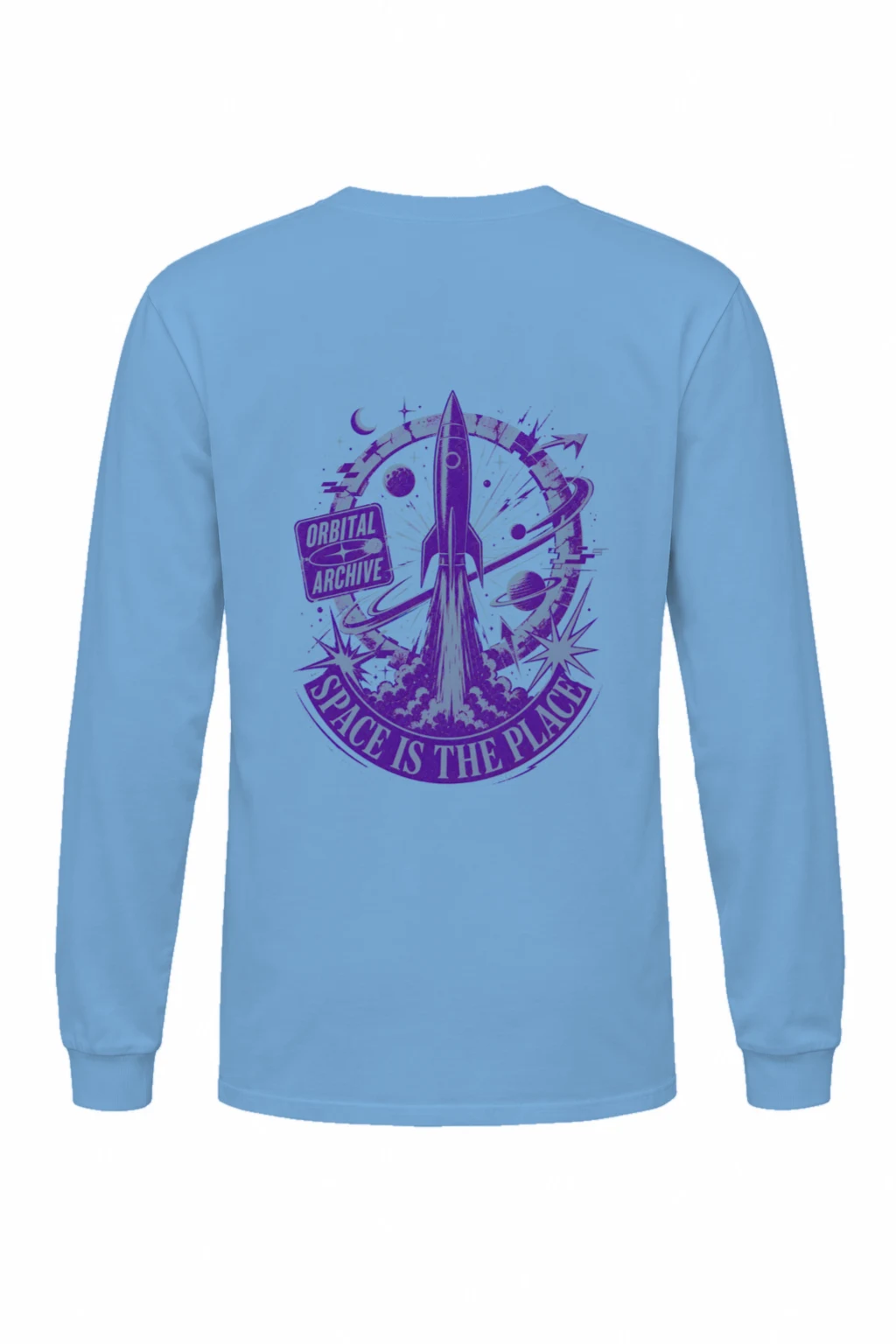 "Space Is The Place" Unisex Longsleeve T-shirt | Gildan 2400