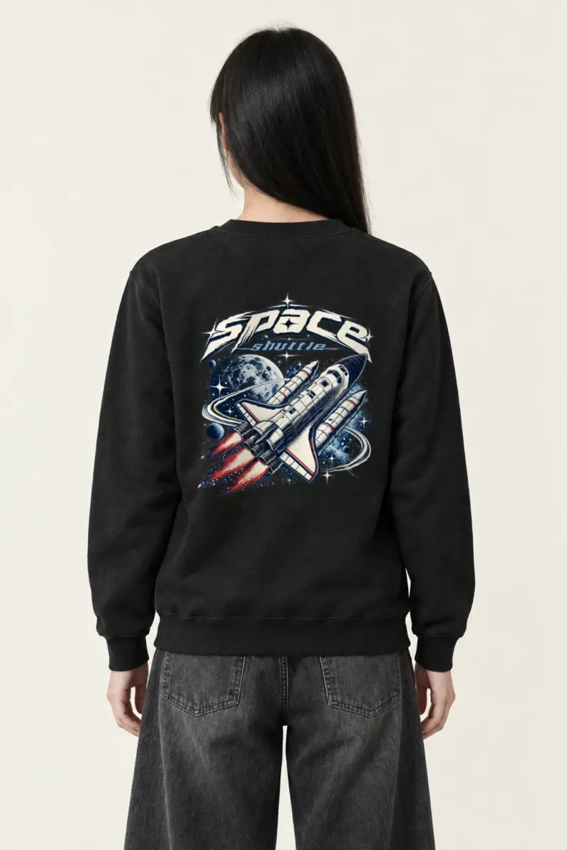 "Space Shuttle" Heavy Blend Unisex Crewneck Sweatshirt